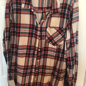 Old Navy Plaid Button Up